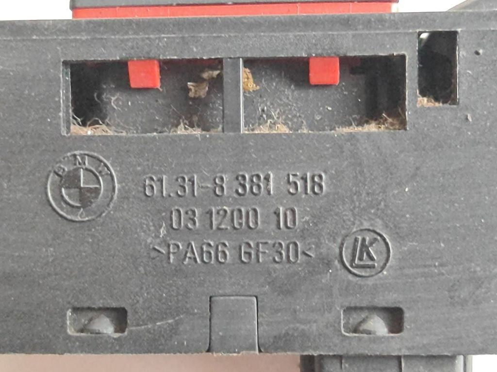 BMW 3 E46 2005 Electric window control switch 61318381518 