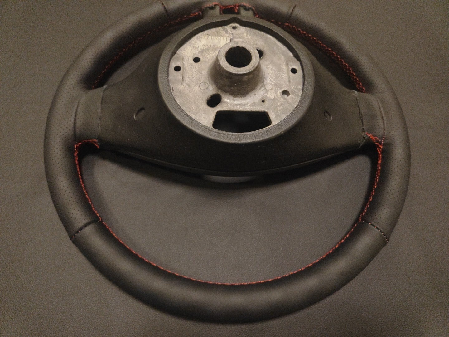 BMW 3 Series E46 2002 Steering Wheel Red Stitch New Leather Cover 6760653