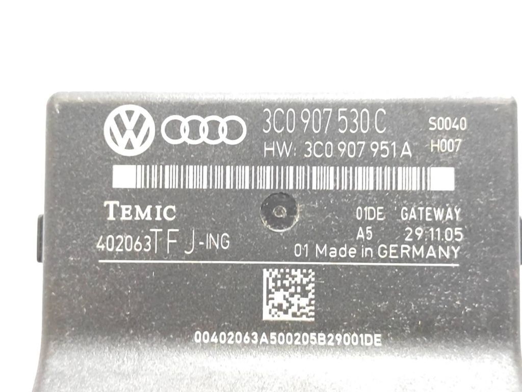 Volkswagen PASSAT B6 2005 Diesel Gateway control module 3C0907951A 