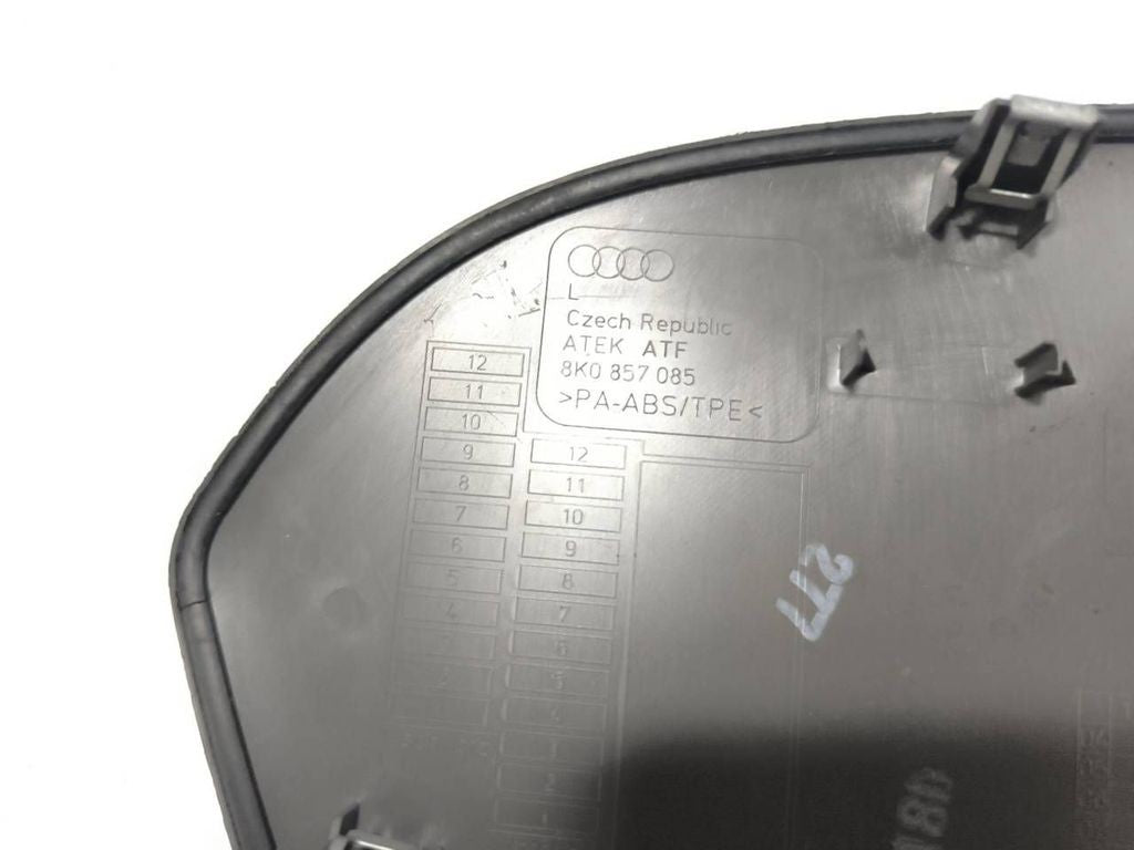 Audi A4 S4 B8 8K 2014 Dashboard side end trim 8K0857085 