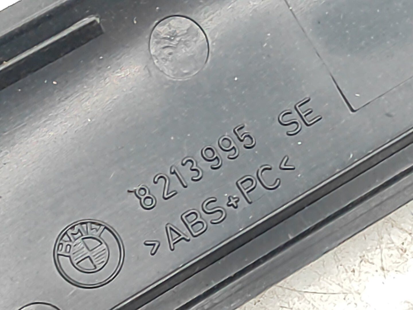 BMW 3 Series E46 1999 Rear Left Door Card Stripe Trim Carbon 8213995