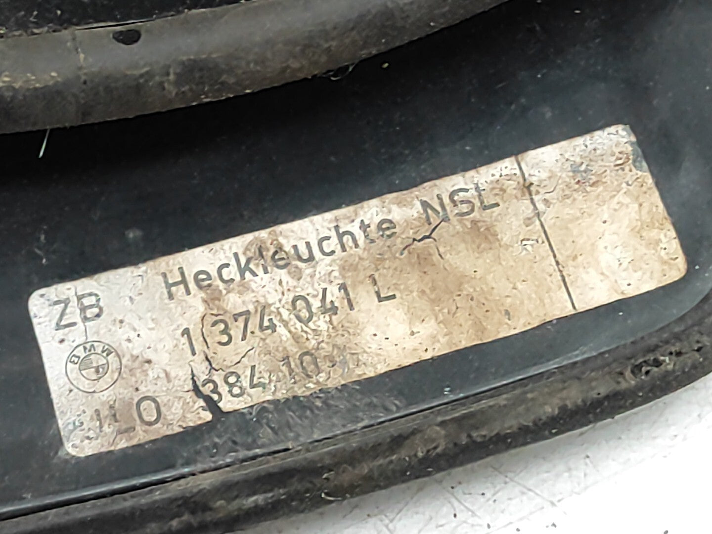 BMW 7 Series 730i E32 LHD Rear Left Side Taillight Light Lamp 1374025