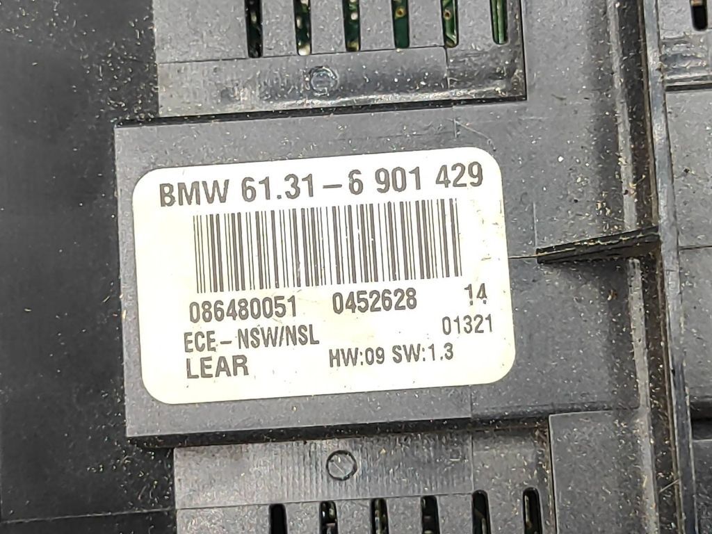 BMW 3 Series 325i E46 1999 Light switch button 61316901429 