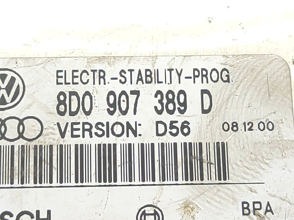 Audi A4 S4 B5 8D 1997 ESP control acceleration module ECU 8D0907389D 