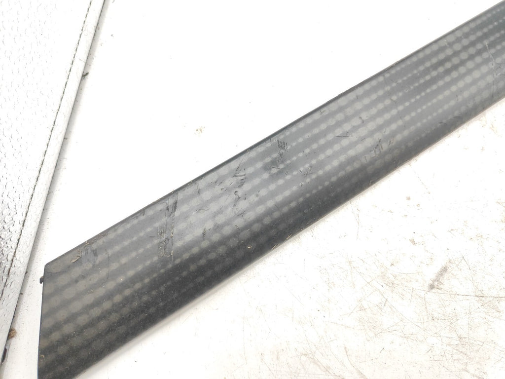 BMW 3 Series E46 1999 Rear Left Door Card Stripe Trim Carbon 8213995