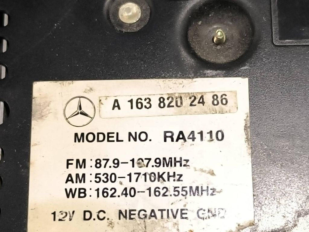 Mercedes-Benz ML W163 2000 Radio CD  player head unit A1638202486 