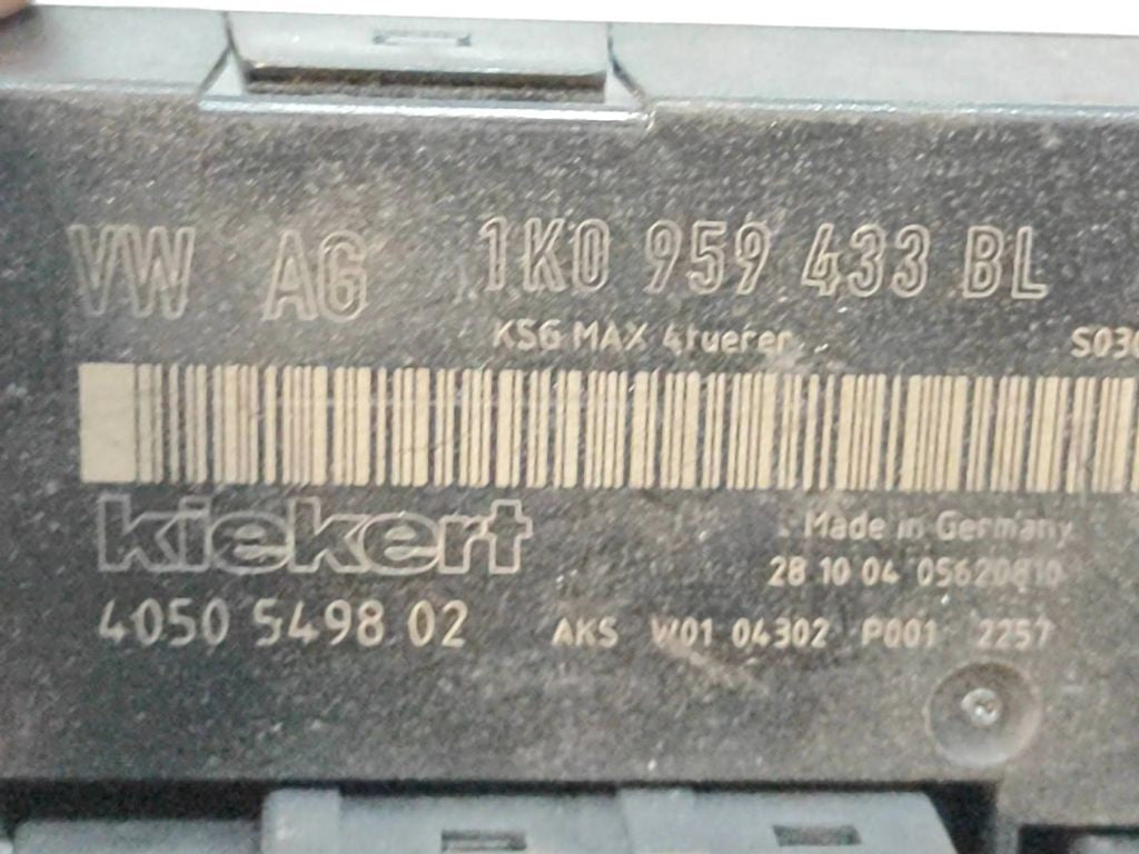 Volkswagen Golf V 2005 Comfort convenience body module 1K0959433BL 
