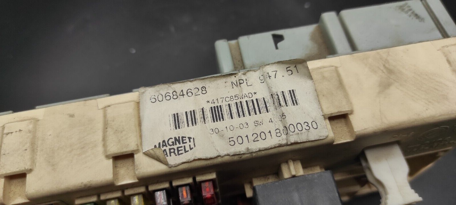 Alfa Romeo GT 2004 Fuse Box Control Unit Module 46558758 60684628