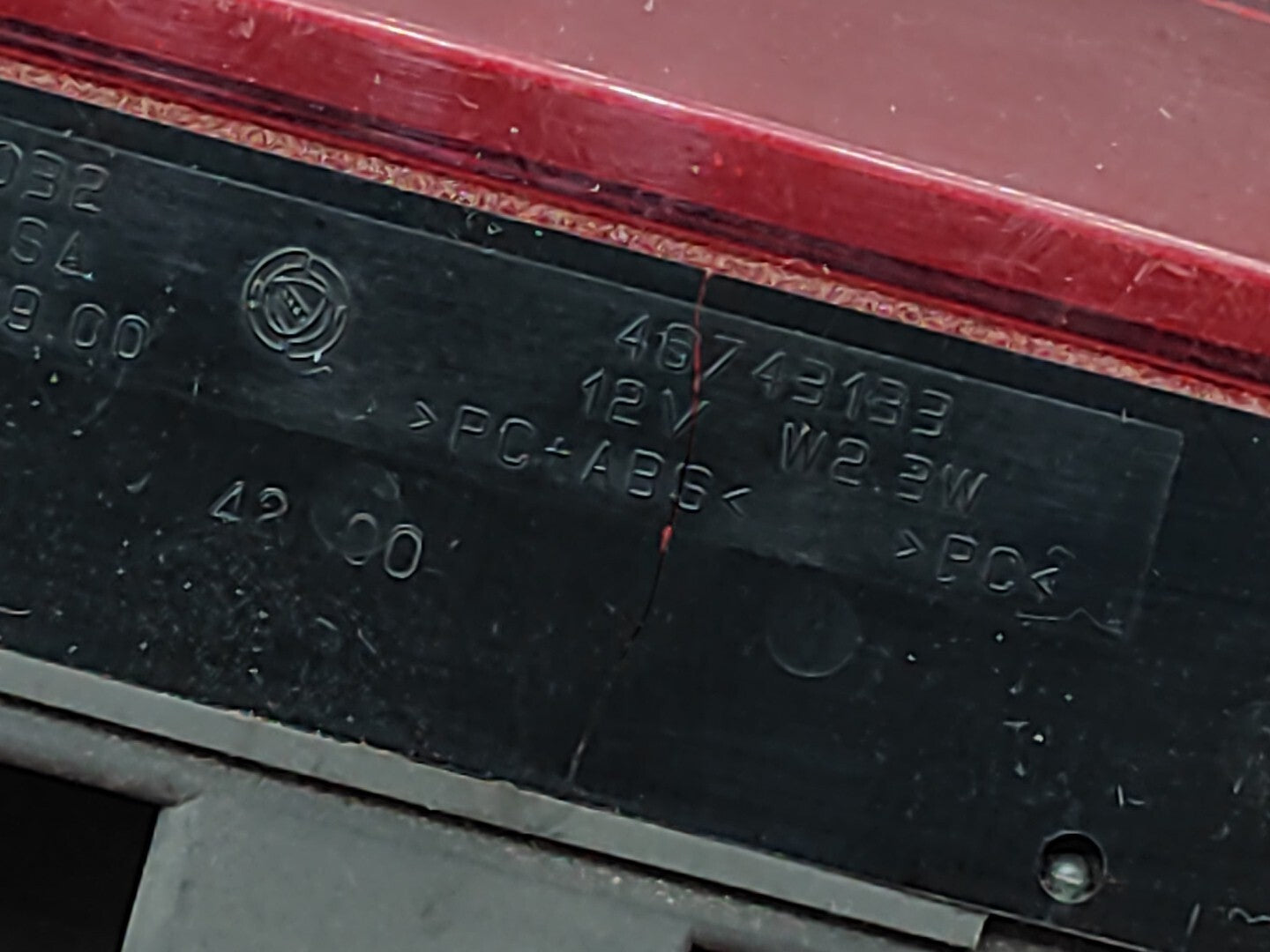 Alfa Romeo 147 2.0TS 2004 Rear Third Additional Brake Light 46743133