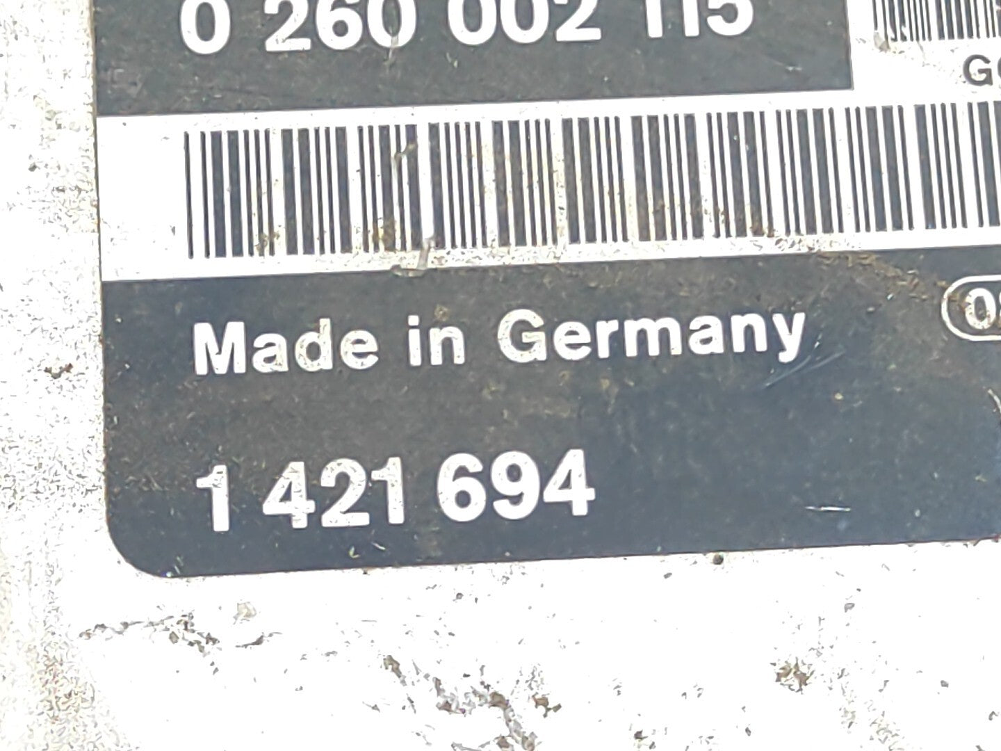 BMW 5 Series E34 2.5TDS Gearbox Control Unit Module ECU 0260002115 1421694