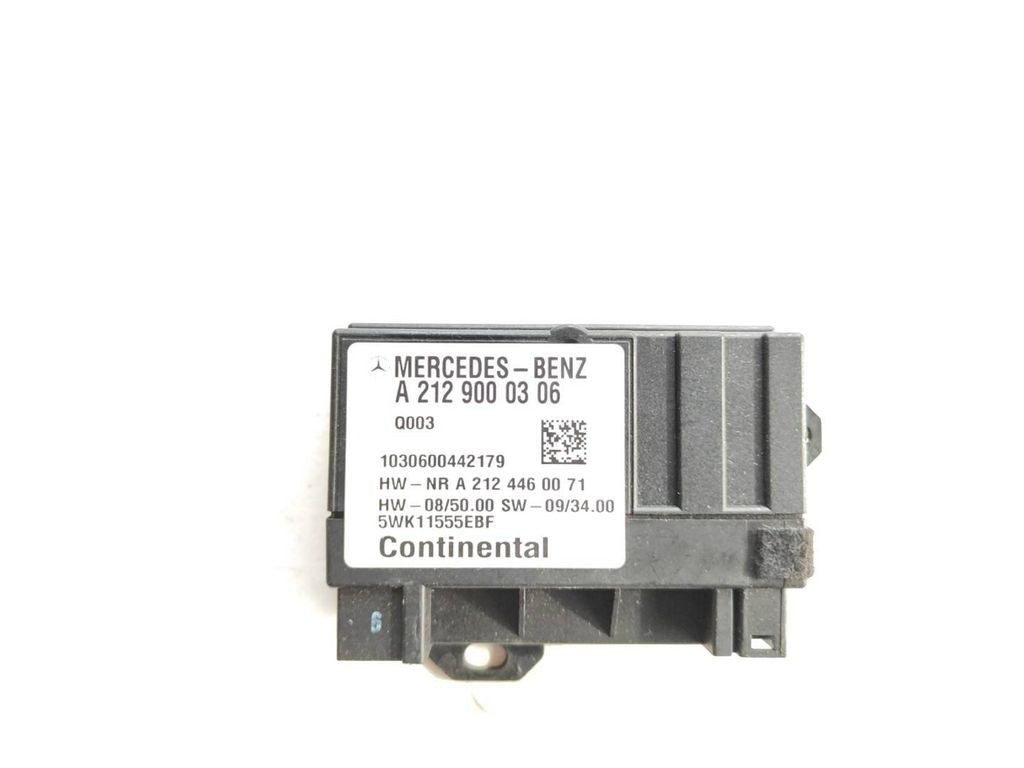 Mercedes-Benz E W212 2011 Fuel injection pump control unit module A2129000306