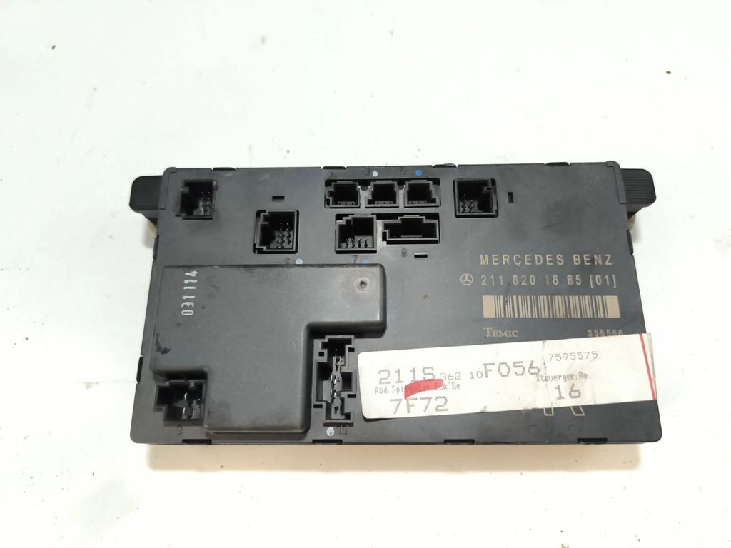 Mercedes-Benz E W211 2003 door control unit module 2118201685 