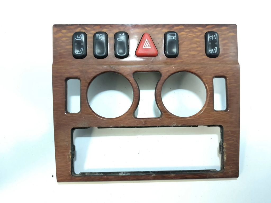 Mercedes-Benz E W210 1996 Wooden AC heater control trim A2106830308 