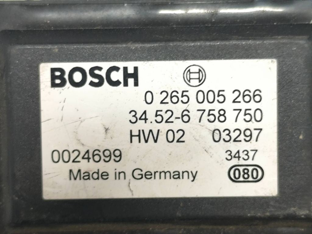 BMW 5 E60 E61 2005 ESP acceleration yaw rate sensor 0265005266 