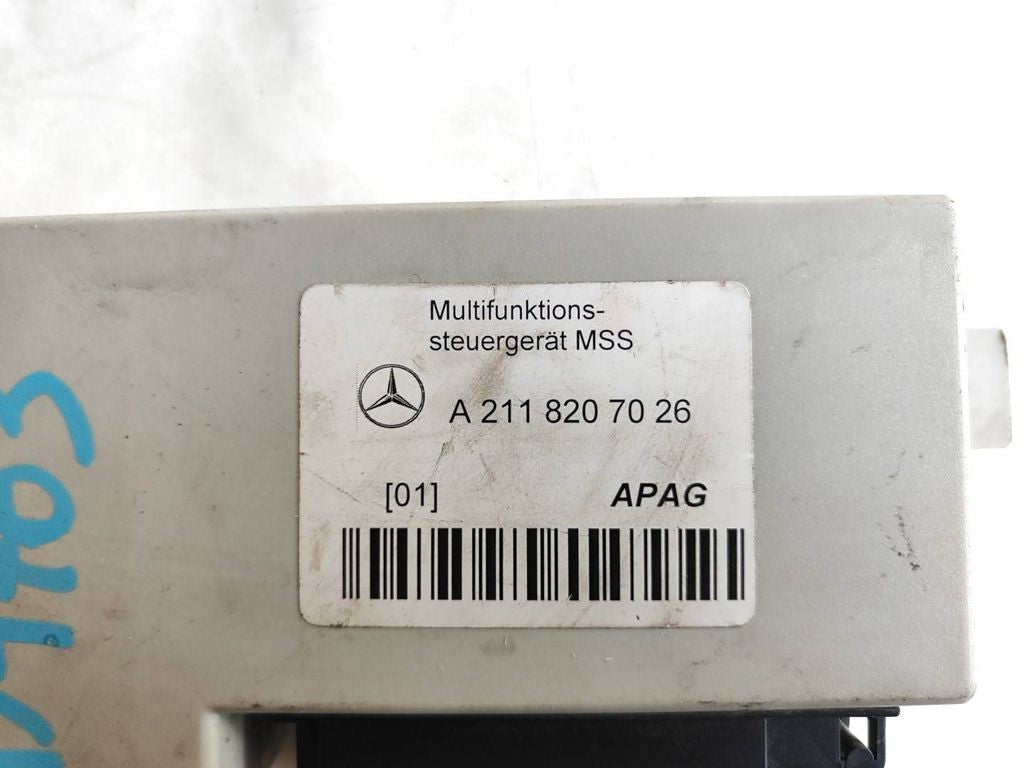 Mercedes-Benz E W211 2004 door control unit module A2118207026 
