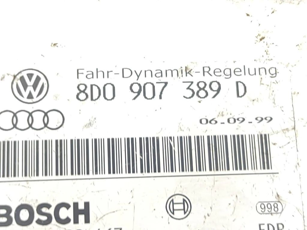 Volkswagen PASSAT B5 1999 ESP control unit MODULE 8D0907389D 