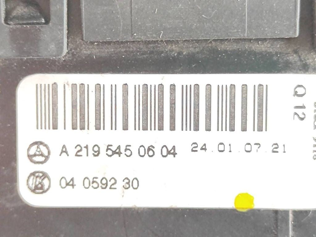 Mercedes-Benz CLS C219 2005 Light switch A2195450604 