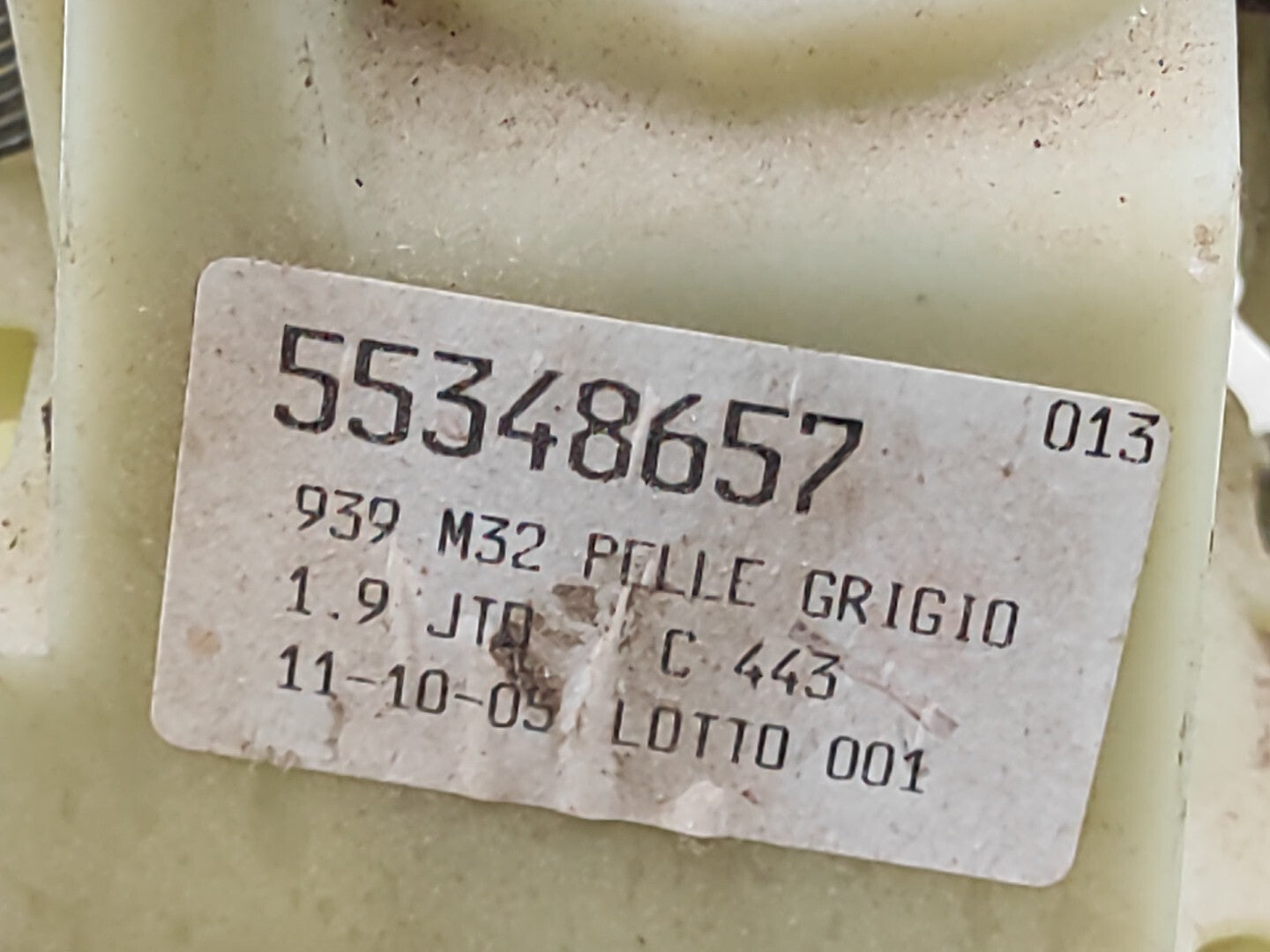 Alfa Romeo 159 SW 1.9JTD 16V 110kW Diesel 2008 Gear Selector Shifter 55348657