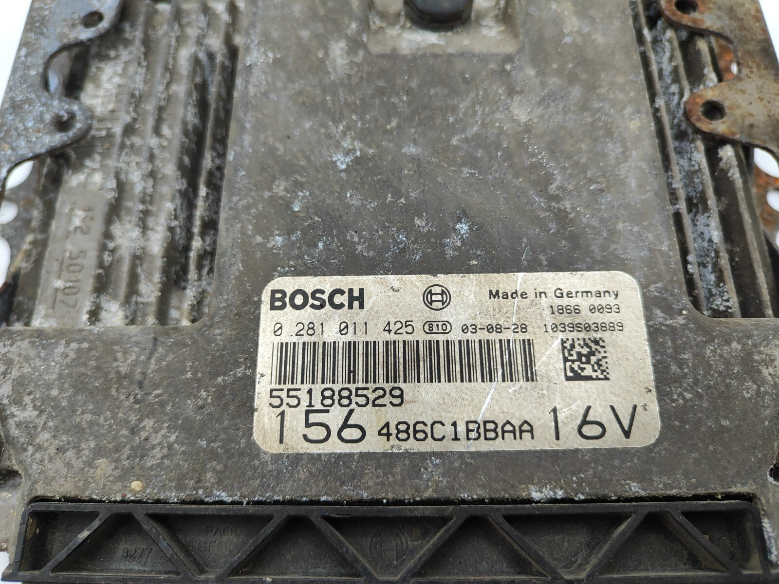 Alfa Romeo 156 16V 1.9JTD 103kW 2004 Engine Control Module 0281011425 55188529