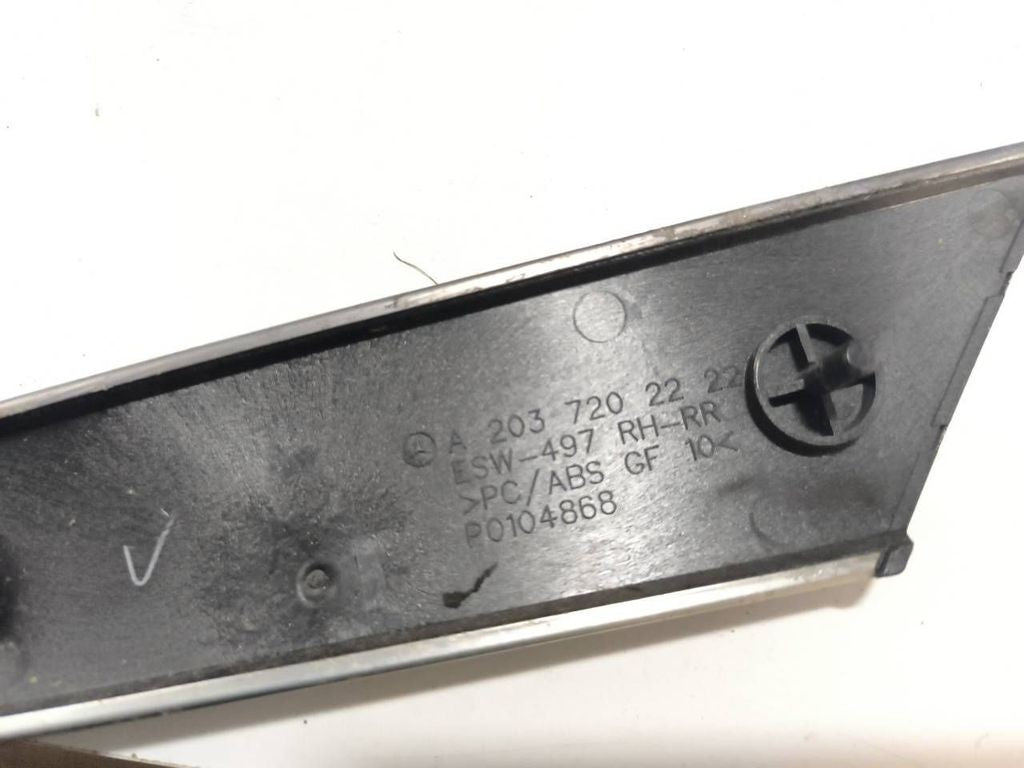 Mercedes-Benz C W203 2001 Right door card trim A2037202222