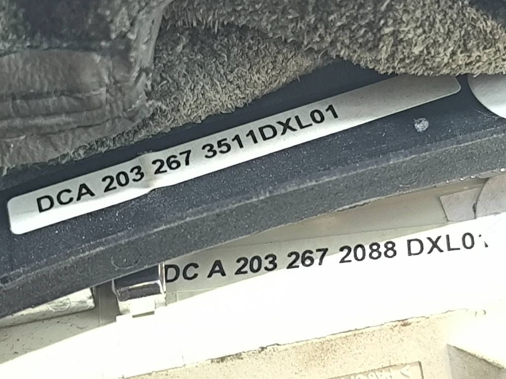 Mercedes-Benz C W203 2001 Gear lever shifter trim leather knob A2032672088