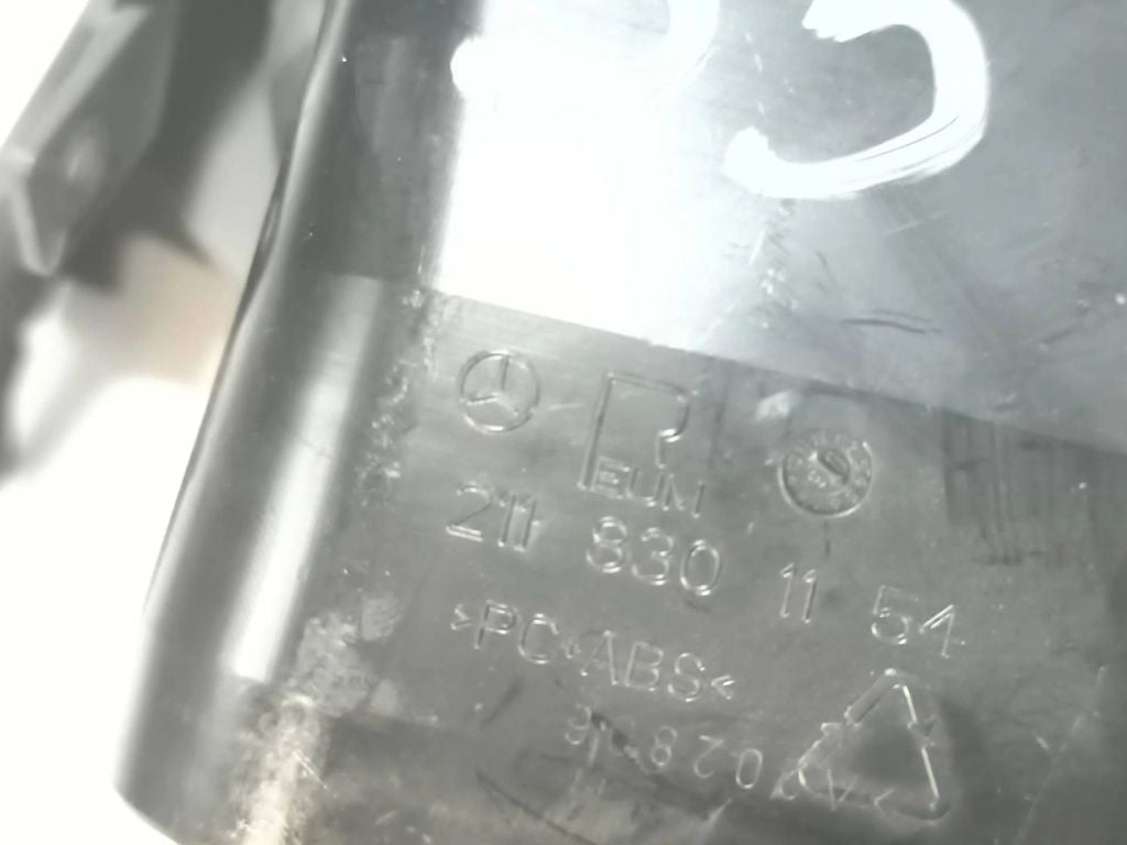 Mercedes-Benz E W211 2005 left dashboard side air vent grill trim 2118301154 