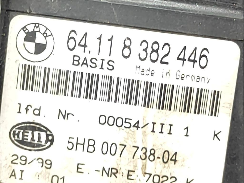 BMW 3 E46 2003 Interior AC Climate control unit module 64118382446 