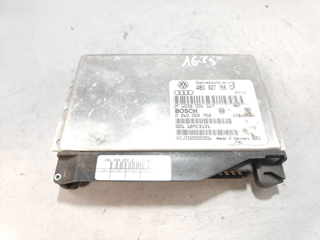 Audi A6 S6 C5 4B 1998 Gearbox control unit module 4B0927156CF 
