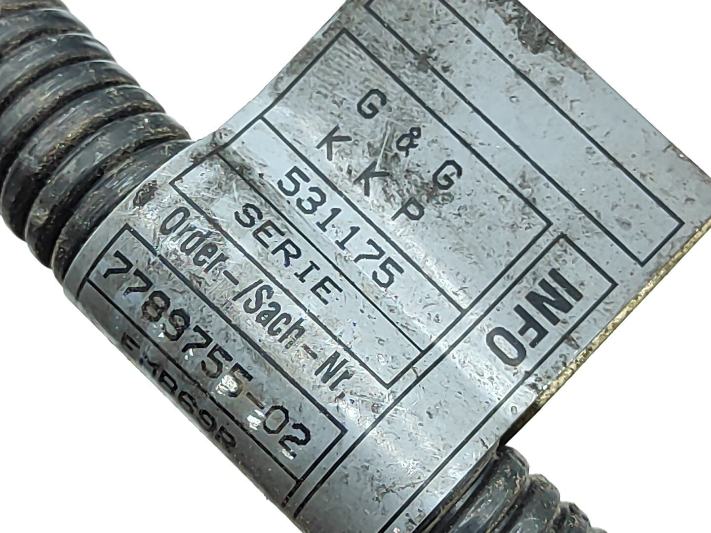 BMW E61 530D 170kW Estate 2005 Positive cable wire harness 7789755