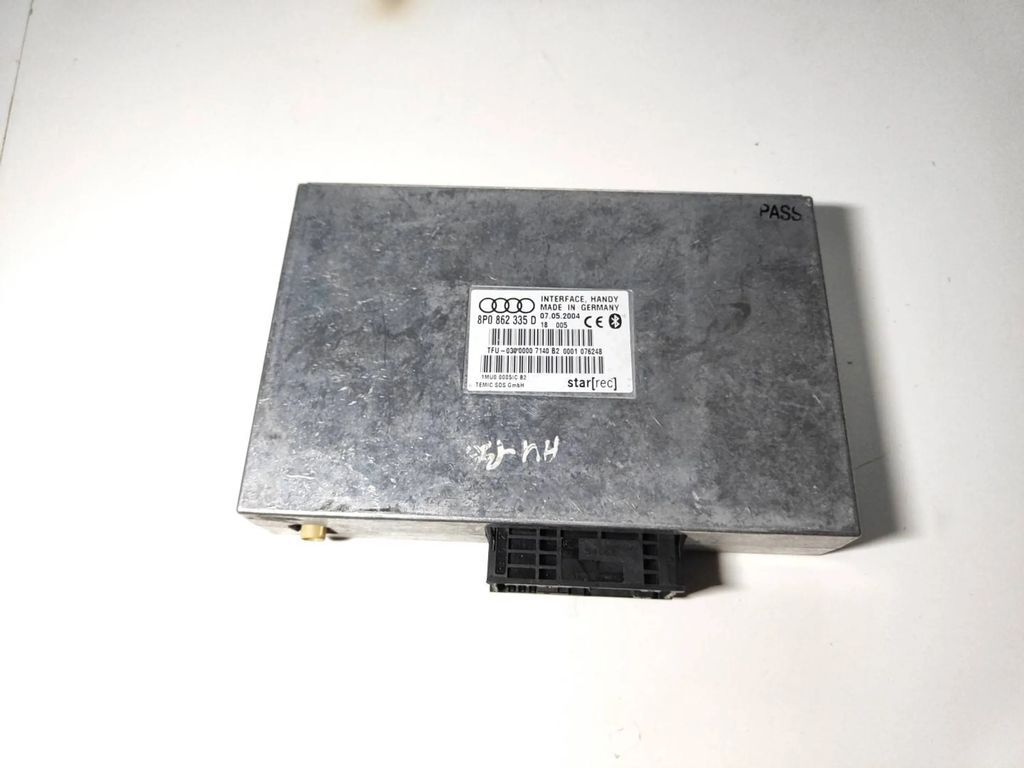 Audi A4 S4 B6 8E 8H 2002 Bluetooth control unit module 8P0862335D 