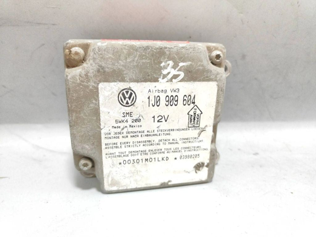 Volkswagen VW PASSAT B5 1999 Safety Control unit module 1J0909604 