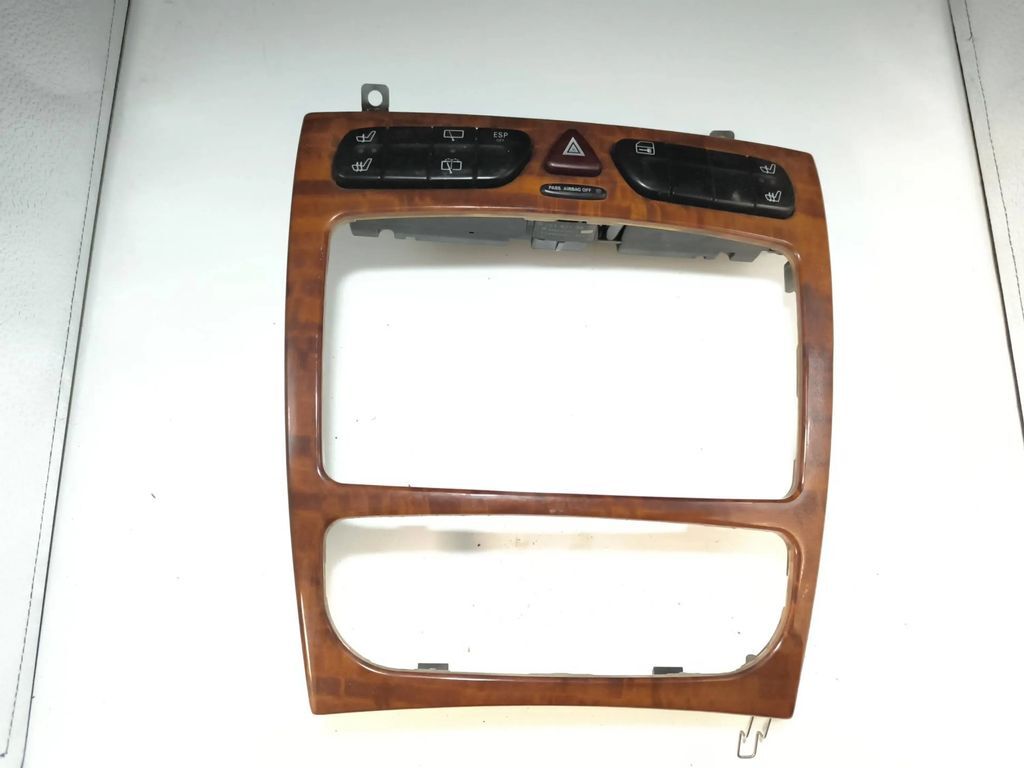 Mercedes-Benz C W203 2004 Front Wooden Radio head unit trim A2036802539 