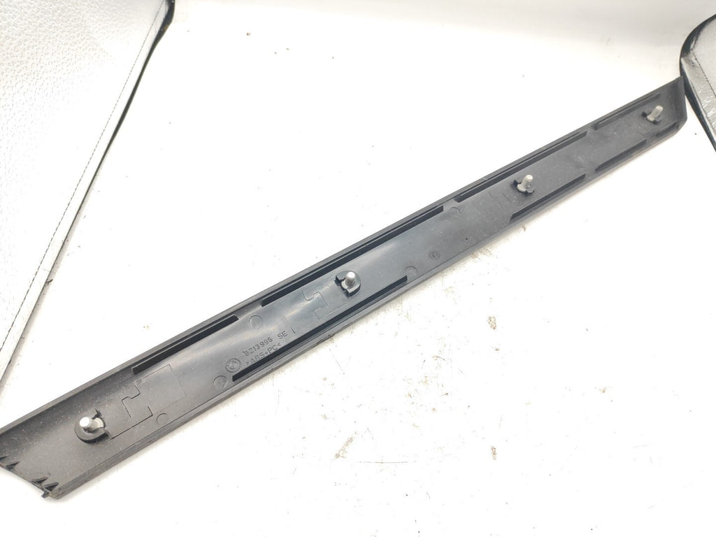 BMW 3 Series E46 1999 Rear Left Door Card Stripe Trim Carbon 8213995