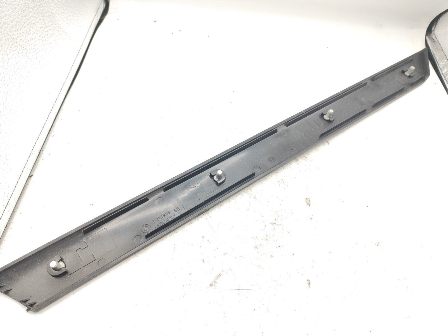 BMW 3 Series E46 1999 Rear Left Door Card Stripe Trim Carbon 8213995