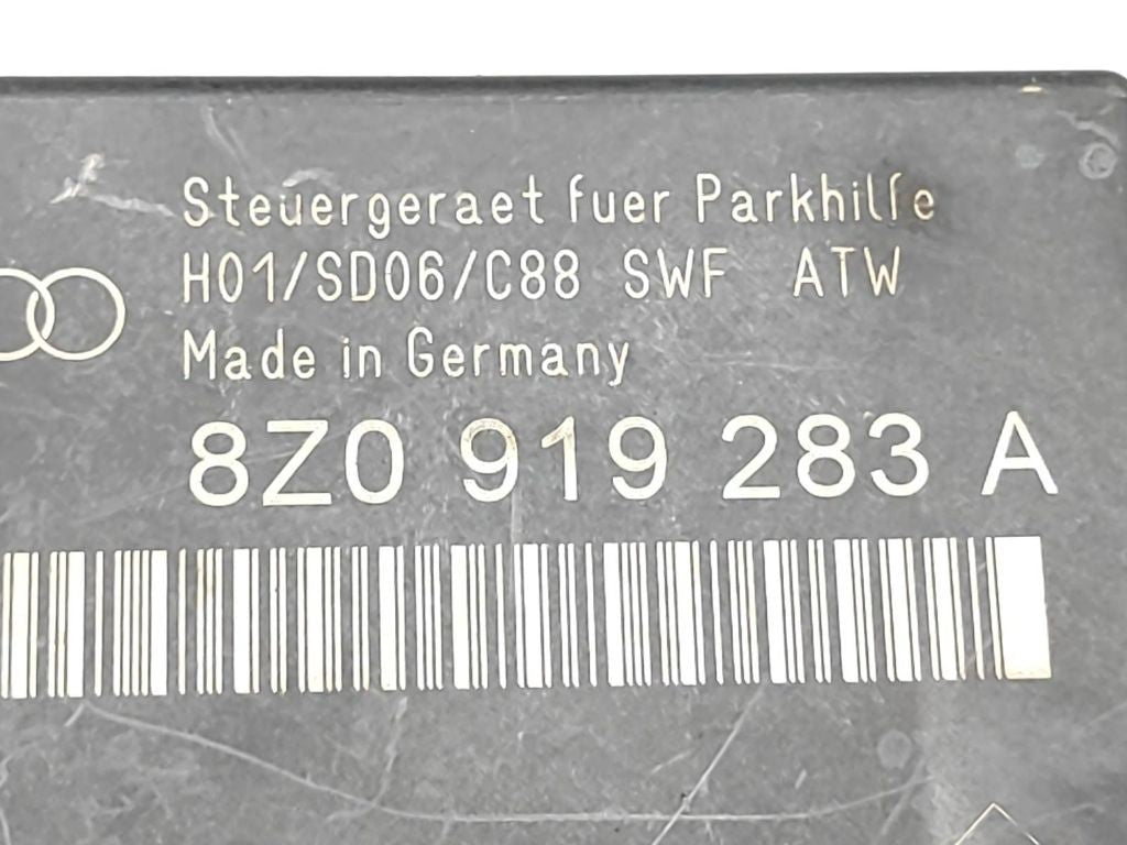 Audi A4 S4 B6 8E 8H 2004 Parking PDC control unit module 8Z0919283A 