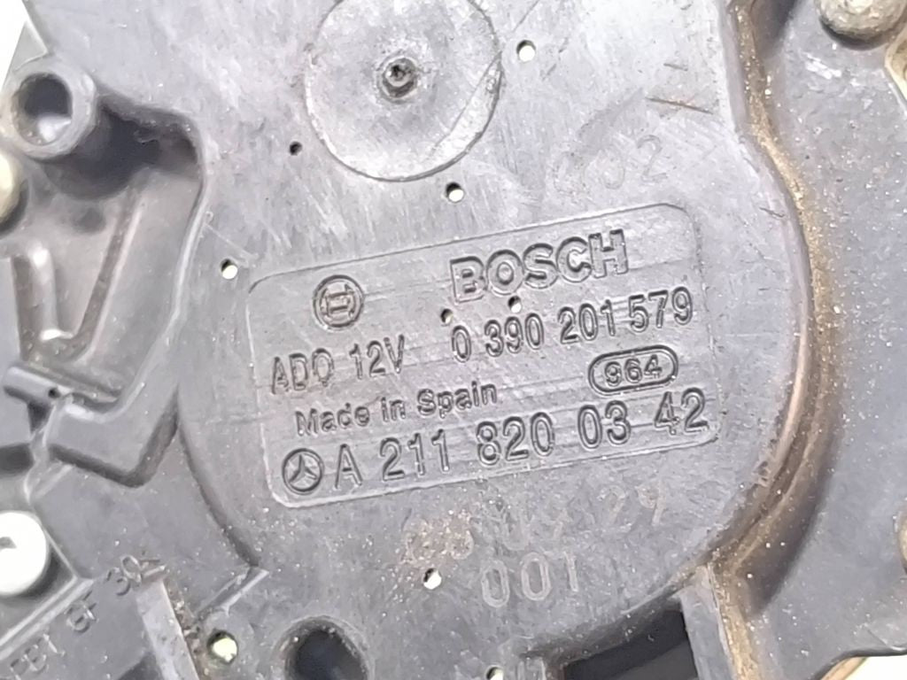 Mercedes-Benz E320 W211 2007 Rear wiper motor 0390201579 
