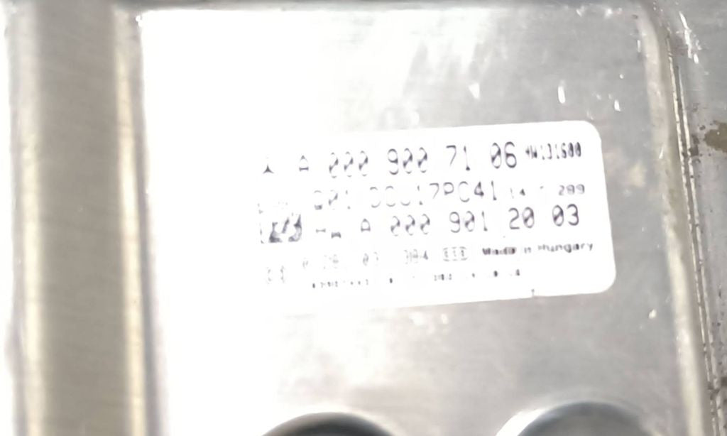 Mercedes-Benz CLS C218 Diesel Adblue control unit A0009007106 