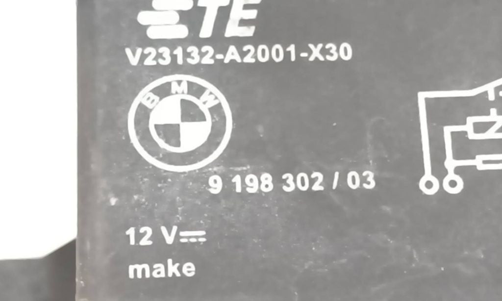 BMW X5 F15 2016 Diesel relay 9198302 