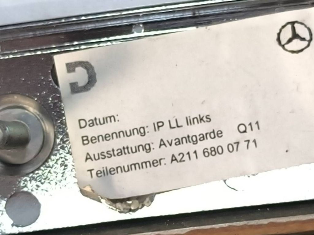 Mercedes-Benz E W211 2003 dashboard trim A2116800771 