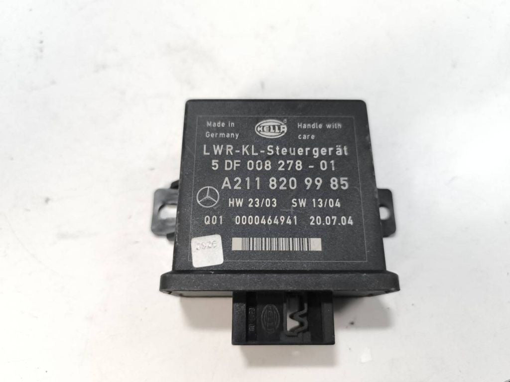 Mercedes-Benz E W211 2007 Light control module unit LCM A2118209985 