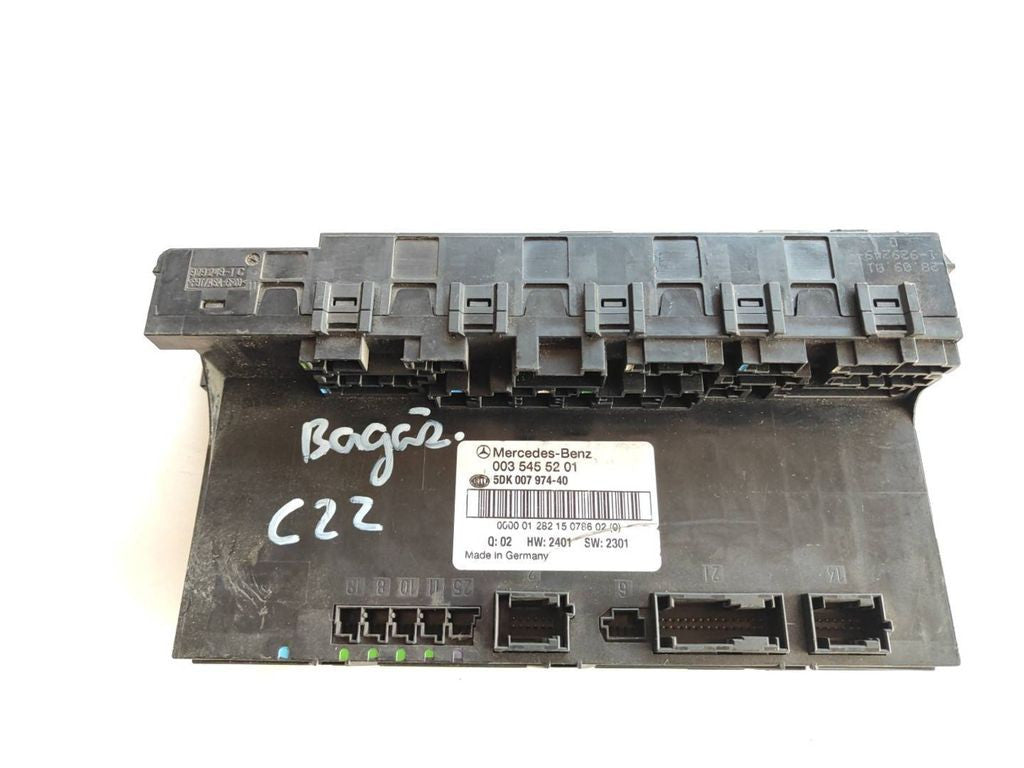 Mercedes-Benz C W203 2002 Comfort convenience body module 0035455201 
