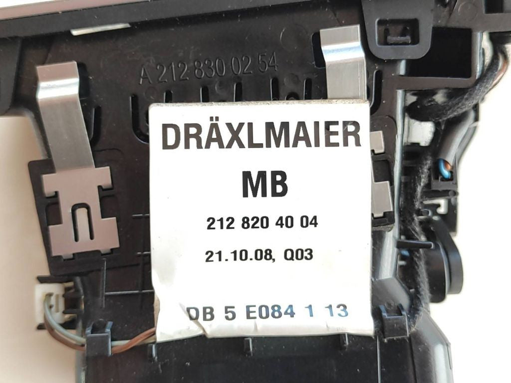 Mercedes-Benz E W212 2009 dashboard side air vent grill trim A2128300254 