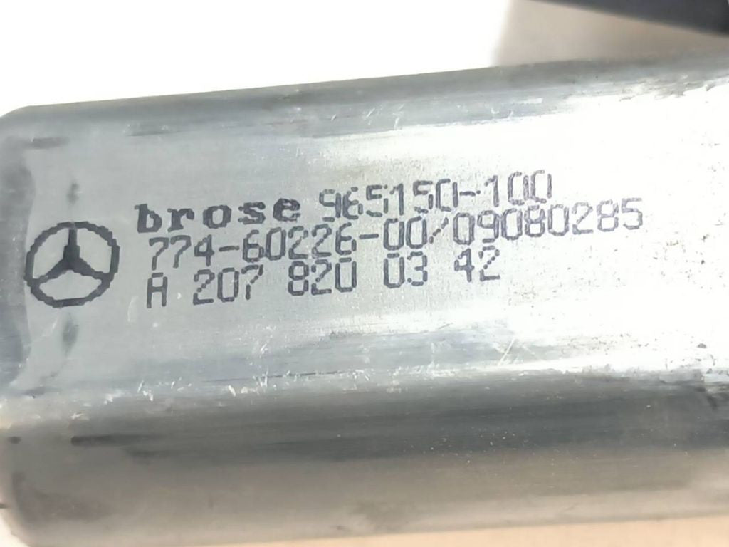 Mercedes-Benz E C207 W207 2010 front left window regulator motor A2078200342 