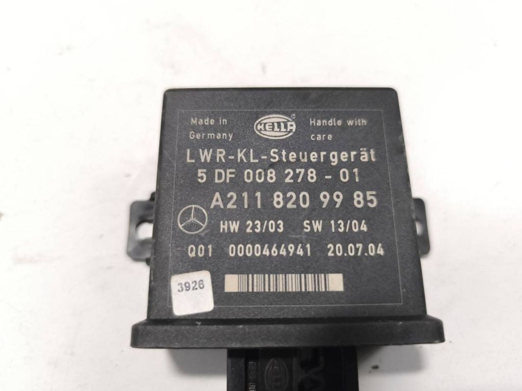 Mercedes-Benz E W211 2007 Light control module unit LCM A2118209985 