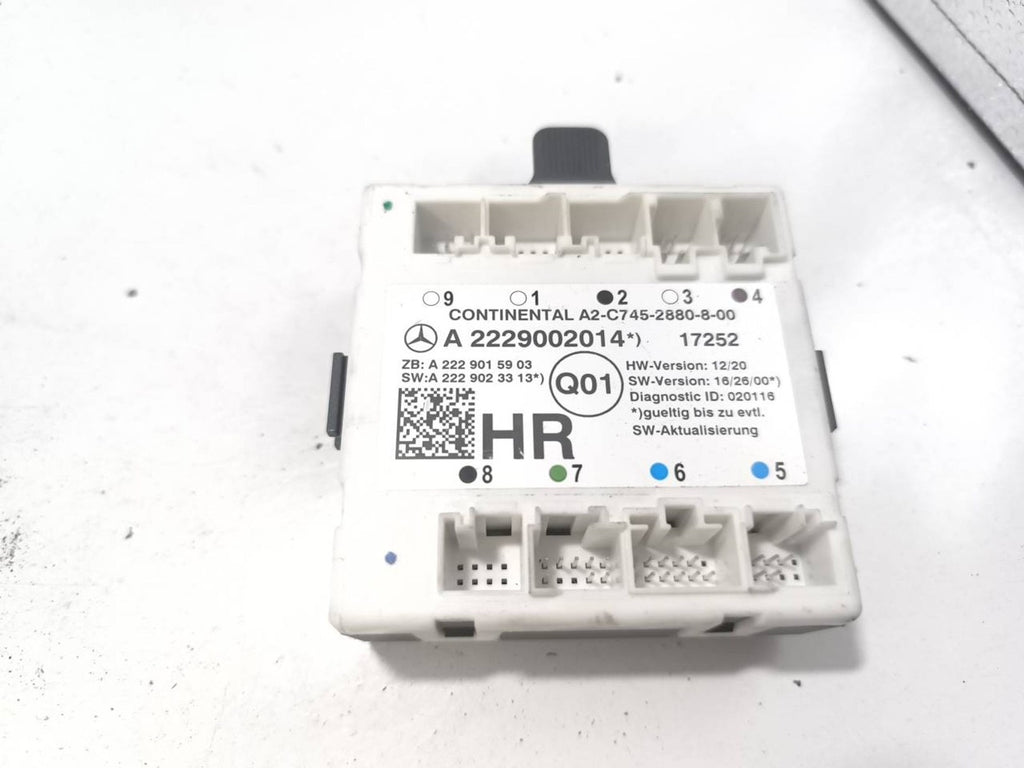 Mercedes-Benz C W205 2017 door control unit module A2229002014 