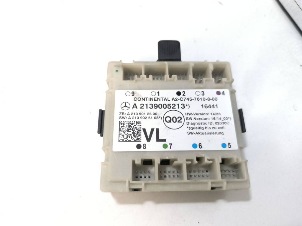 Mercedes-Benz E W213 2017 door control unit module A2139005213 