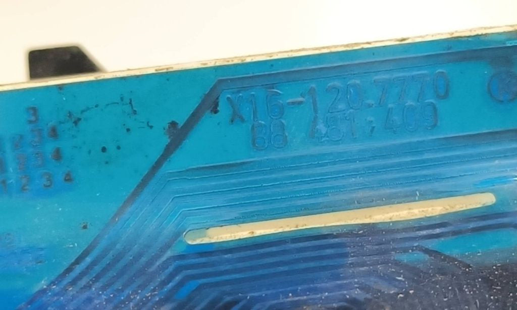 Volkswagen Golf II MK2 1991 speedometer instrument cluster 88481409 