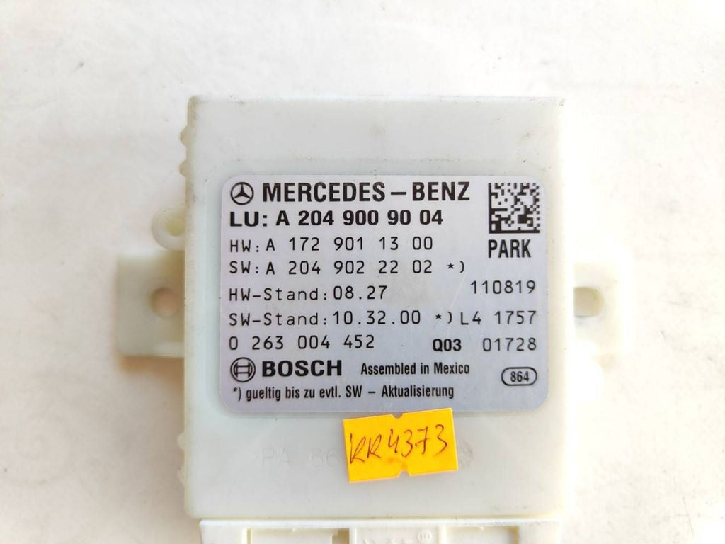 Mercedes-Benz C W204 2013 Parking PDC control unit module A2049009004 