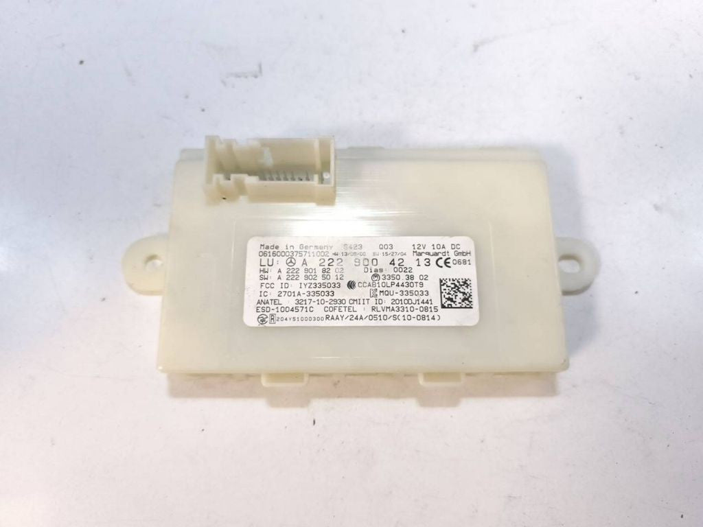 Mercedes-Benz S W222 2015 Keyless go control unit module A2229004213 