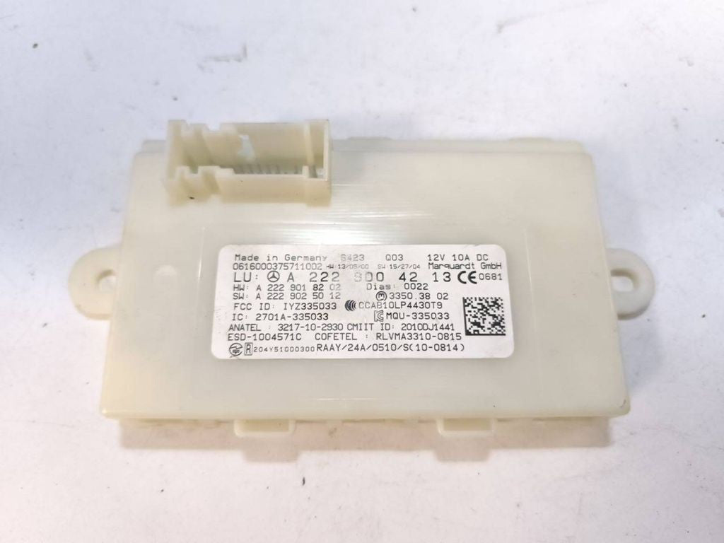 Mercedes-Benz S W222 2015 Keyless go control unit module A2229004213 
